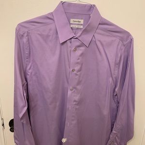 Calvin Klein slim fit dress shirt 16.5 32/33